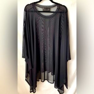 FOXBLOOD mesh Rhiannon flowing tunic top
